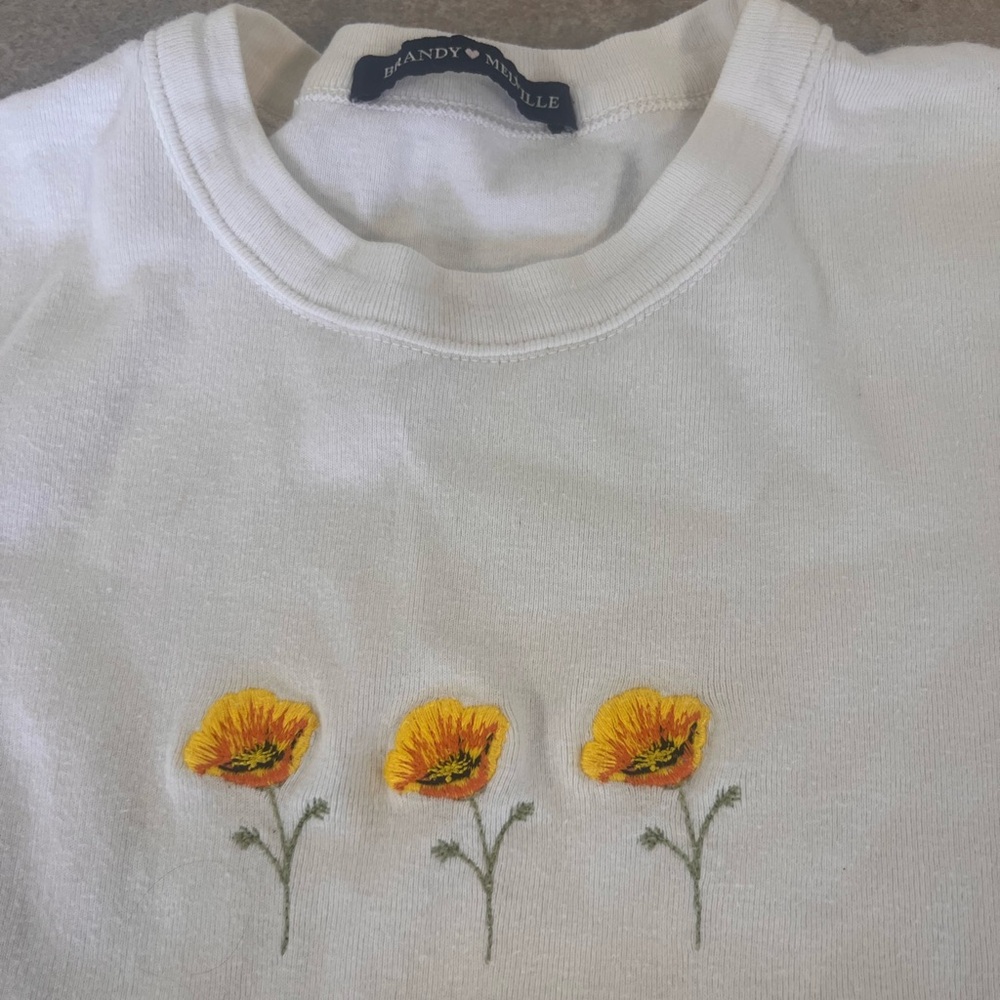 Brandy Mellville flower baby doll t